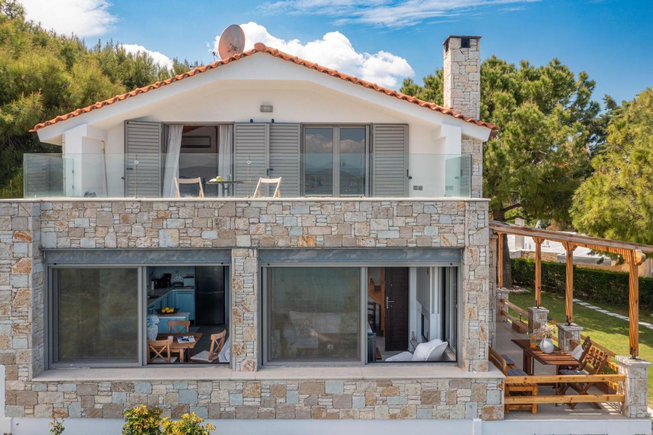 Crystal Beach Villa Халкис Екстериор снимка