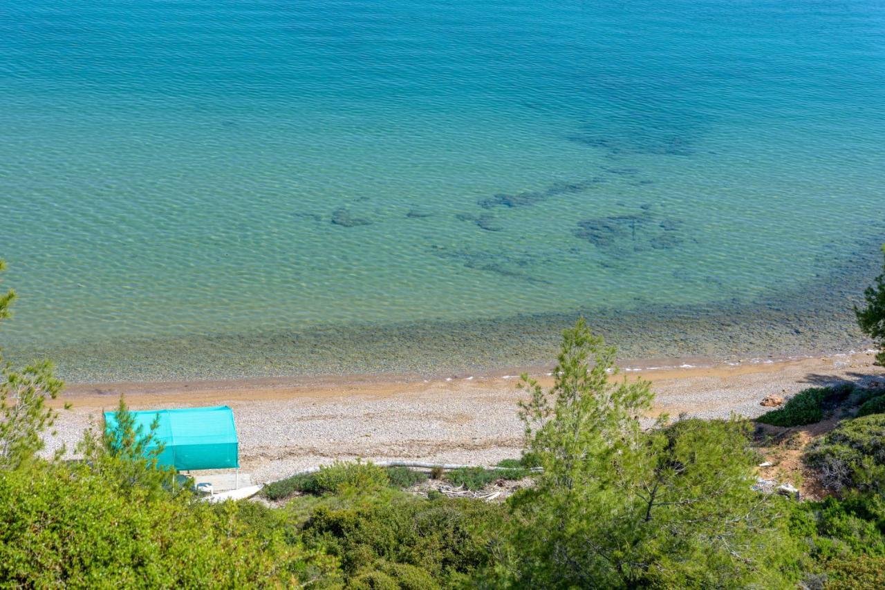 Crystal Beach Villa Халкис Екстериор снимка